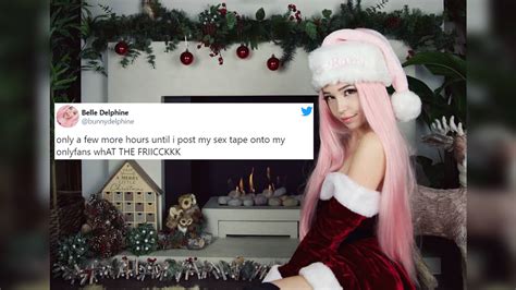 belle delphine gets fucked|Christmas sex tape